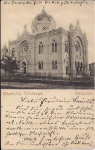 JUDAICA, Hungary, Szolnok Synagogue, 1906, Jewish Life in Austrian Empire
