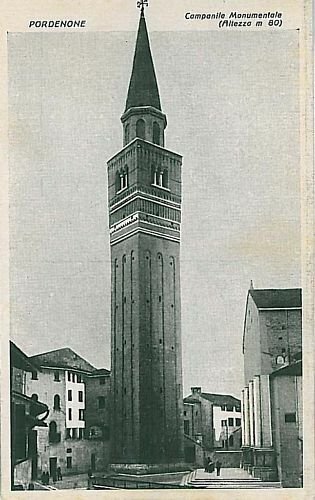 Vintage POSTCARD: PORDENONE City-