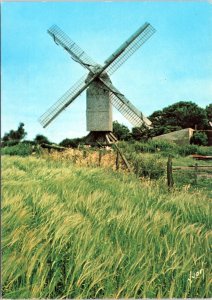Postcard France Calais Windmill - Le Moulin de Coquettes