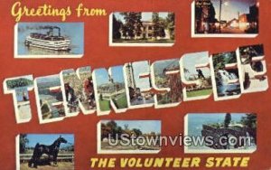 Greetings from Tennessee Postcard