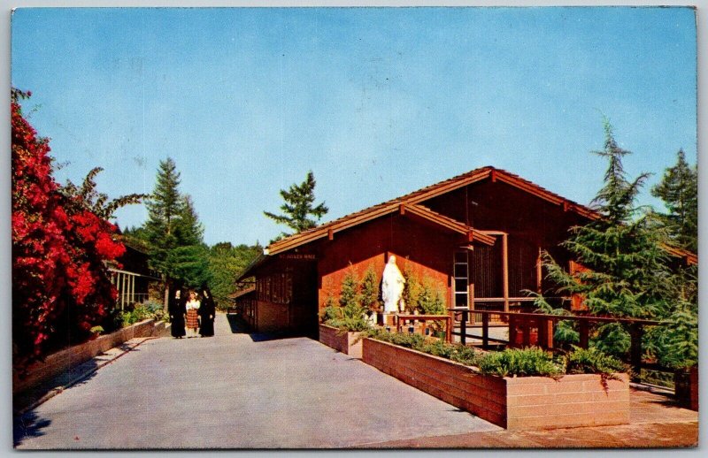 Santa Cruz California 1963 Postcard St. Clare's Retreat