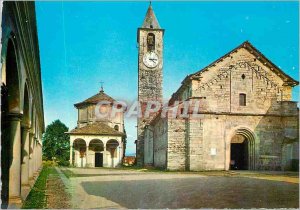 Postcard Modern Baveno (Lake Maggiore) The Chiesa e il Battisiaro del Bag VII