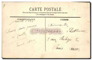 Old Postcard Boat Two masts off