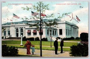 1907 U.S. Government Building Jamestown Exposition 1907 Grounds Posted Postcard