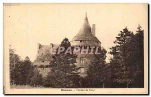 Old Postcard Roanne Chateau de Boissy