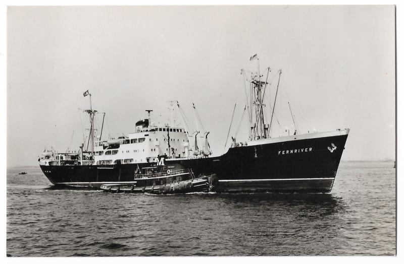 F. 20 New york Harbor Fernriver Real Photo RPPC Nautica 01.14