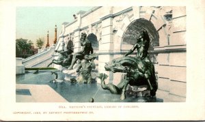 Washington D C Library Of Congress Neptune's Fountain Detroit Publishing