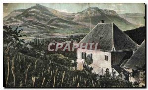 Old Postcard Chambery Charmettes housing Rousseau