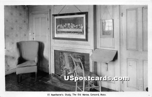 Hawthorne's Study in The Old Manse - Concord, MA