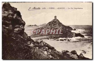 Corsica - Corsica - Ajaccio - Les Iles Sanguinaires - Old Postcard