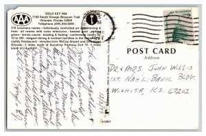 Gold Key Inn Orlando Florida c1977 Postcard