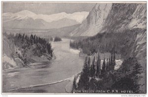 BOW VALLEY from C. P. R. Hotel, Alberta, Canada, 00-10s