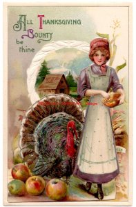 Thanksgiving, Winsch, Schmucker, Pop Out Projection Turkey & Woman