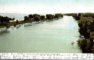 Illinois Chicago Lincoln Park Looking From High Bridge 1906