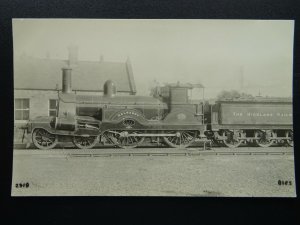 H.R. Highland Railway 'DALRADDY' STEAM LOCOMOTIVE No.65 RP Postcard