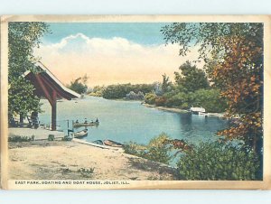 W-border BOAT LANDING AT EAST PARK Joliet Illinois IL AD7064