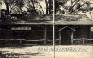 Girl Scouts Cabin, Pratt, Kansas, Scout, Scouting, Pratt, Kansas USA Unused c...