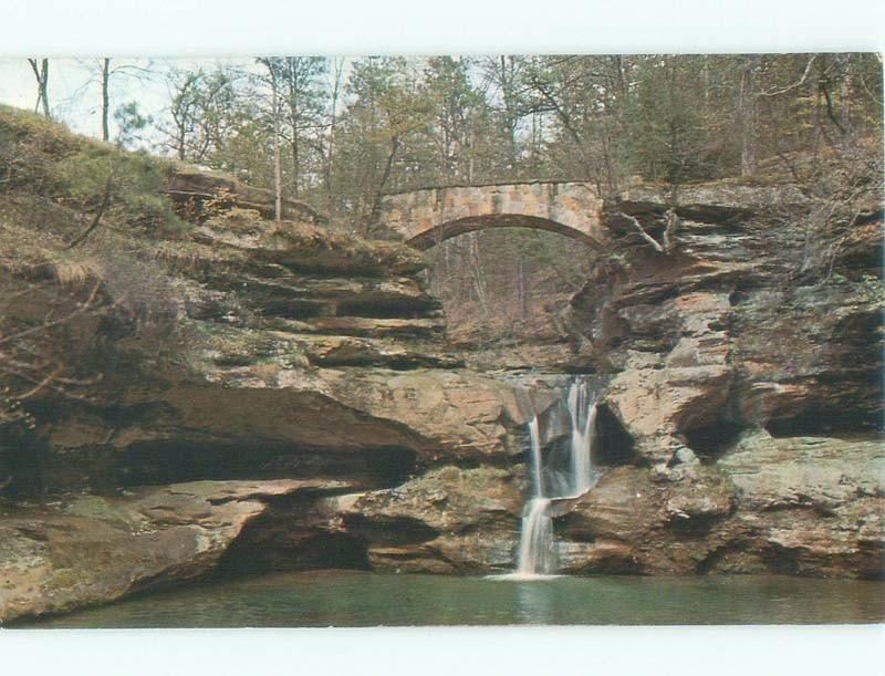 Pre-1980 WATERFALL Hocking Park In Logan - Near Lancaster & Columbus OH E4063