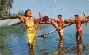 Lot244 tahiti girl types fishing folklore costumes