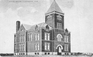 Court House Ladysmith Wisconsin 1908 postcard