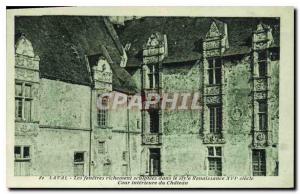 Old Postcard Laval The richly sculptured windows in the XVI century Renaissance