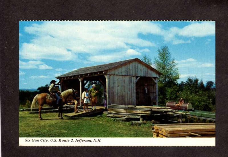 NH Six Gun City Amusement Park Horses JEFFERSON NEW HAMPSHIRE Stagecoach