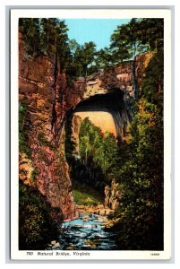 Natural Bridge Rockbridge VA Virginia UNP WB Postcard Y12