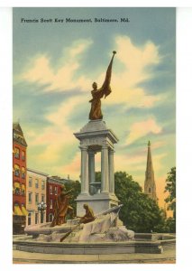 MD - Baltimore. Francis Scott Key Monument