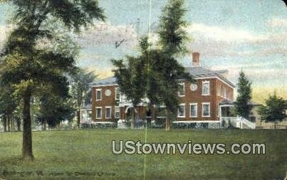 Home for Destitute Children - Burlington, Vermont