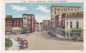 Tennessee Johnson City Main Street Looking East