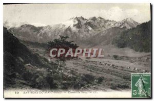 Old Postcard Mont Dore Surroundings path Sancy