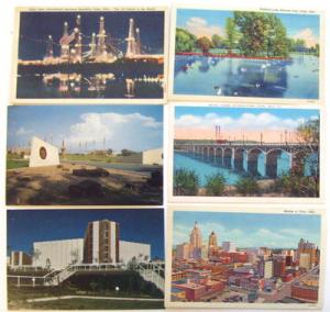 T1930    TULSA, OK.      POSTCARD LOT,     6   CARDS