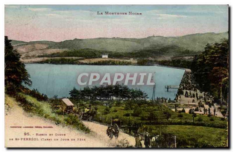 Saint Ferreol - A Fete Day - La Digue and Basin - Old Postcard