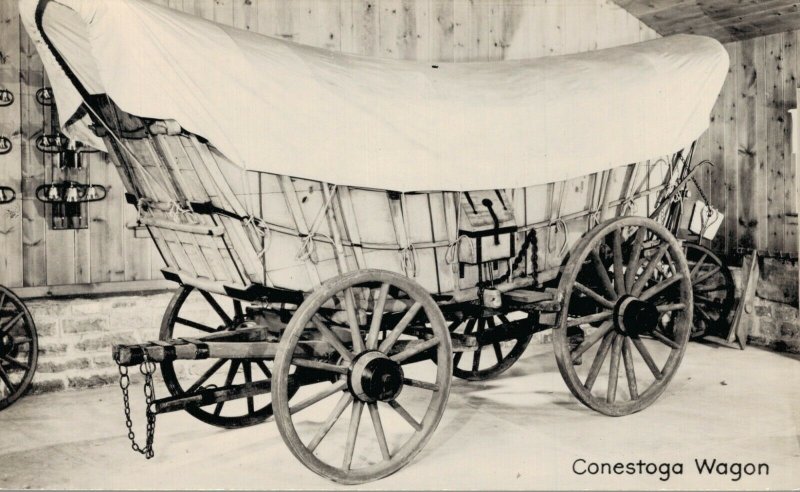 USA Carillon Park Dayton Ohio Conestoga Wagon RPPC 05.06