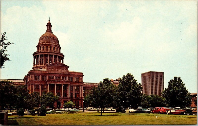 Texas State Capitol Westgate High Rise Apartments Austin TX Postcard VTG UNP 