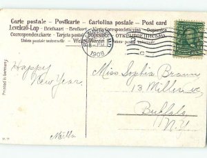 Pre-Linen christmas BIRDS OF MANY COLORS WITH FENCE AND HOLLY HL0447