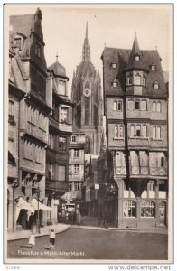 RP: FRANKFURT A. MAIN, Hesse, Germany; Alter Markt, 1950s