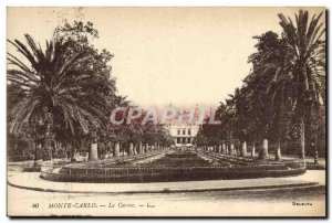 Old Postcard Monaco and Monte Carlo Casino