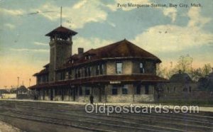 Pere Marquette Station, Bay City, Mi, Michigan, USA Train Railroad Station De...