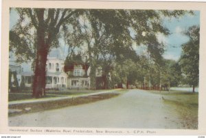 FREDERICTON, New Brunswick, Canada, 30-40s; Residential Section, Waterloo Row