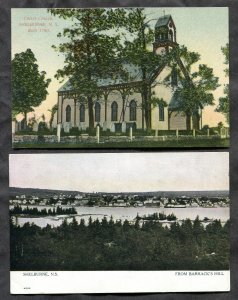 h3289 - SHELBURNE NS c1906-1908 Lot of (2) Postcards