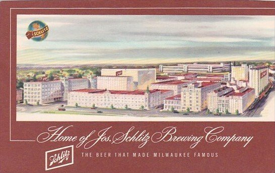 Beer Josef Schlitz Brewing Company Milwaukee Wisconsin