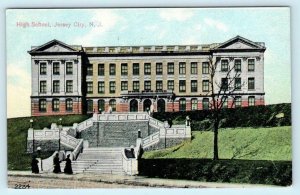 JERSEY CITY, New Jersey NJ ~ HIGH SCHOOL 1911  Postcard