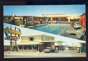 Amarillo, Texas/TX Postcard, The Plainsman Motel,Amarillo's Motel Of Distinction