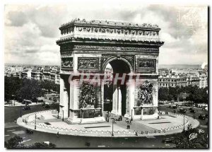 Modern Postcard Paris Arc de Triomphe