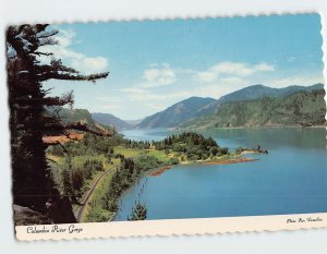 Postcard Columbia River Gorge USA