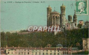 Postcard Old Lyon Basilica of Fourviere The Apse