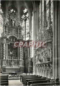 Postcard Rouen Modern Interior of the Cathedral (XIII century) Chapel of the ...
