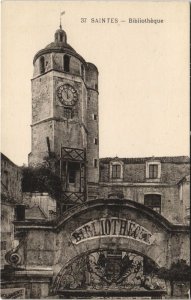 CPA SAINTES-Bibliothéque (45474)