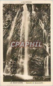 Old Postcard Le Mont Dore cascade Queureuilh